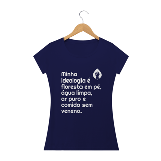 Nome do produto T-shirt Baby Look Ideologia