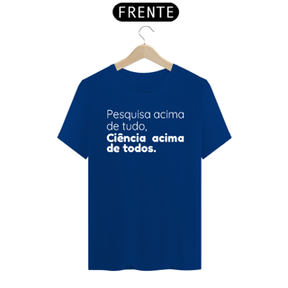 Nome do produto T-shirt Tradicional Ciência