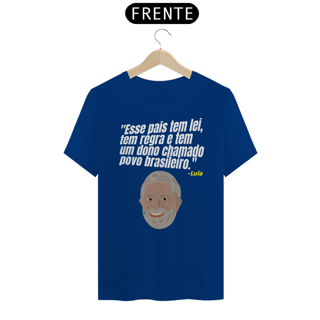 Nome do produto T-shirt Tradicional LULA: Brasil Soberano
