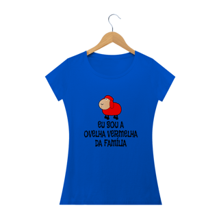 Nome do produto T-shirt Baby Look Ovelha Vermelha