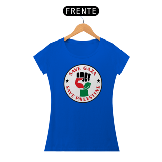 Nome do produto T-shirt Baby Look Save Gaza