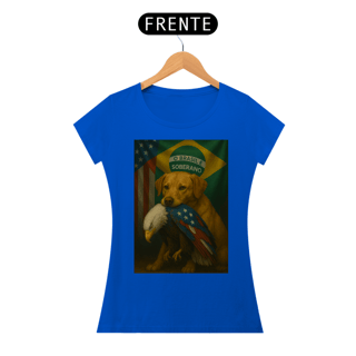 Nome do produto T-shirt Baby Look CACHORRO CARAMELO