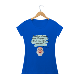 Nome do produto T-shirt Baby Look Paulo Freire