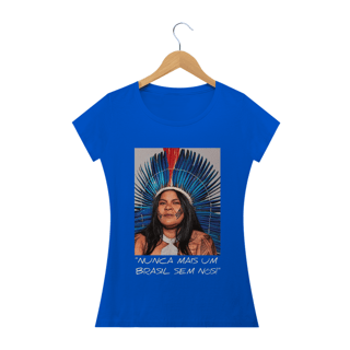 Nome do produto T-shirt Baby Look Sônia Guajajara