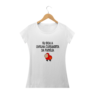 Nome do produto T-shirt Baby Look Ovelha Comunista
