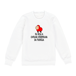 Nome do produto Moletom UNISSEX Ovelha Vermelha