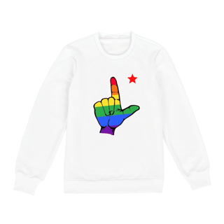 Nome do produto Moletom UNISSEX  Faz o L com ORGULHO!