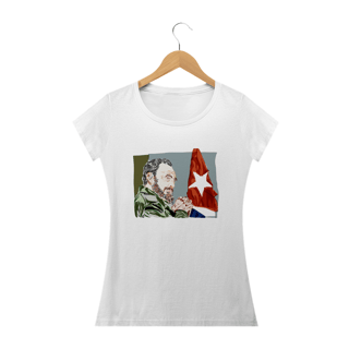 Nome do produto T-shirt Baby Look Fidel Castro
