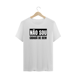 Nome do produto T-shirt Plus Size NÃO SOU