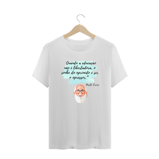Nome do produto T-shirt Plus Size Paulo Freire