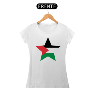 Nome do produto T-shirt Baby Look Estrela Palestina