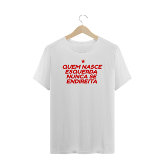 Nome do produto T-shirt Plus Size NUNCA SE ENDIREITA