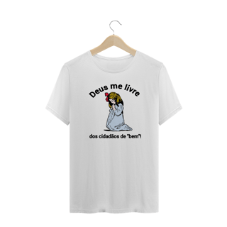 Nome do produto T-shirt Plus Size Deus me livre!