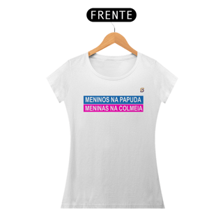 Nome do produto T-shirt Baby Look PAPUDA & COLMEIA