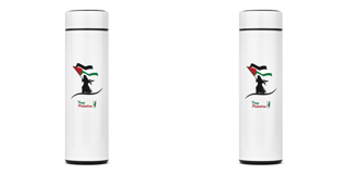 Nome do produto Garrafa Térmica Free Palestine