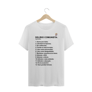 Nome do produto T-shirt Tradicional Plus Size Delírio Comunista