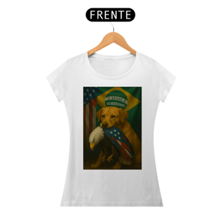 Nome do produto T-shirt Baby Look CACHORRO CARAMELO