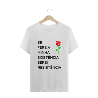 Nome do produto T-shirt Tradicional Serei Resistência