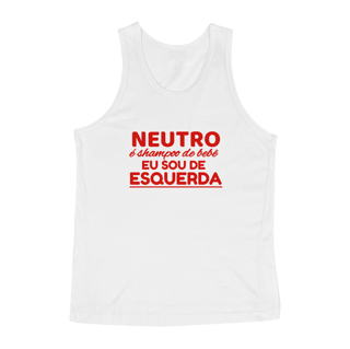 Nome do produto Regata Unissex Sou de Esquerda