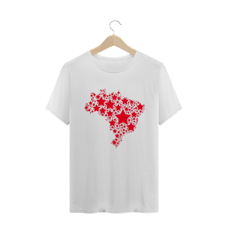 Nome do produto T-shirt Tradicional Brasil: Estrelas da Democracia