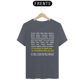 Nome do produto T-shirt Tradicional MEU PRESIDENTE
