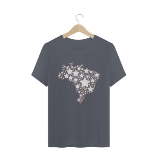 Nome do produto T-shirt Tradicional Brasil: Estrelas da Democracia