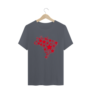 Nome do produto T-shirt Tradicional Brasil: Estrelas da Democracia
