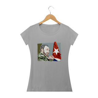 Nome do produto T-shirt Baby Look Fidel Castro