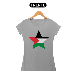 Nome do produto T-shirt Baby Look Estrela Palestina