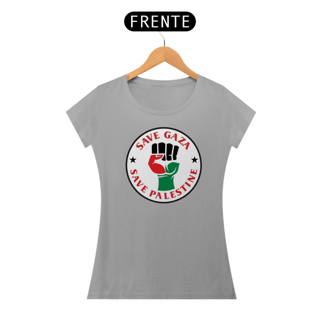 Nome do produto T-shirt Baby Look Save Gaza