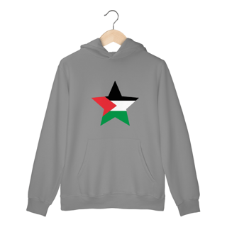 Nome do produto Moletom UNISSEX Canguru Estrela Palestina
