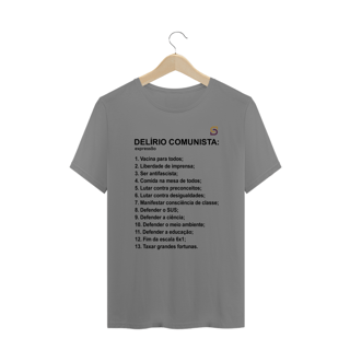 Nome do produto T-shirt Tradicional Plus Size Delírio Comunista
