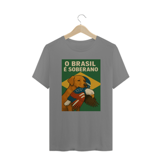 Nome do produto T-shirt Plus Size CACHORRO CARAMELO