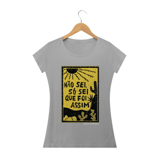 Nome do produto T-shirt Baby Look Ariano Suassuna