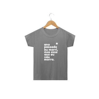Nome do produto T-shirt Infantil Classic esse ano NÃO