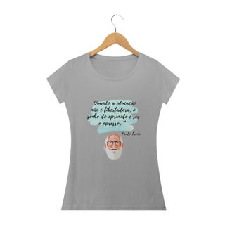 Nome do produto T-shirt Baby Look Paulo Freire