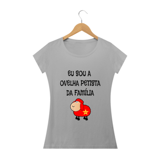 Nome do produto T-shirt Baby Look Ovelha Petista