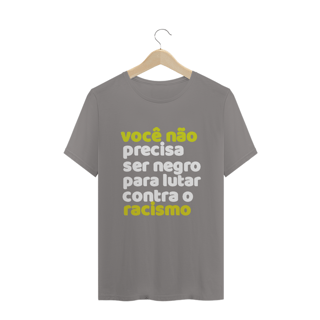 Nome do produto T-shirt Masculina Antirracista 