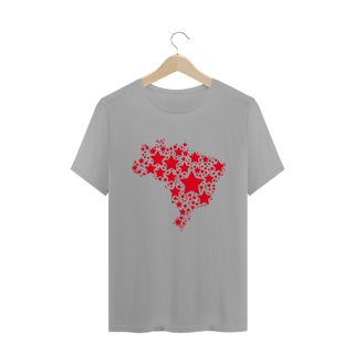 Nome do produto T-shirt Tradicional Brasil: Estrelas da Democracia