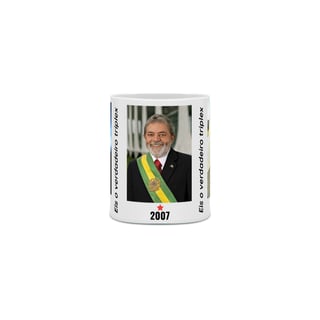 Nome do produto Caneca Triplex do Lula