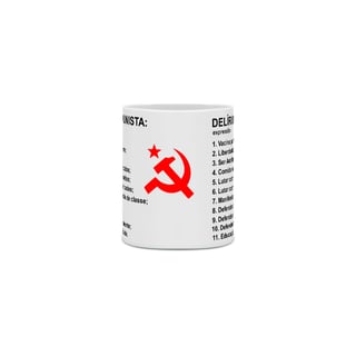Nome do produto Caneca Delírio Comunista