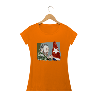 Nome do produto T-shirt Baby Look Fidel Castro