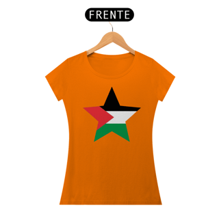 Nome do produto T-shirt Baby Look Estrela Palestina