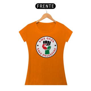 Nome do produto T-shirt Baby Look Save Gaza