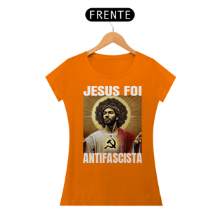 Nome do produto T-shirt Baby Look Jesus Antifascista