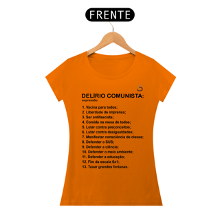 Nome do produto T-shirt Baby Look Delírio Comunista