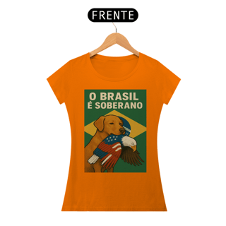 Nome do produto T-shirt Baby Look CACHORRO CARAMELO