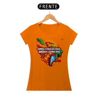 Nome do produto T-shirt Baby Look América Latina