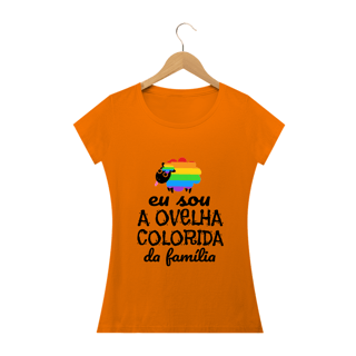 Nome do produto T-shirt Baby Look Ovelha Colorida