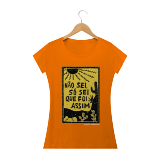 Nome do produto T-shirt Baby Look Ariano Suassuna